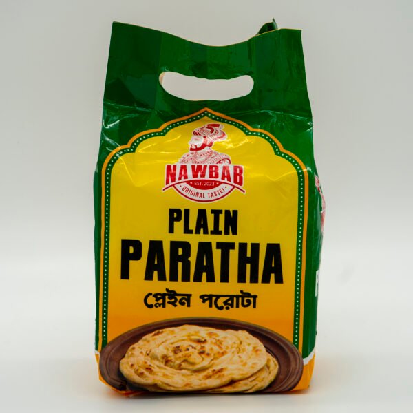 Nawab Plain Paratha 2400 GM (80 GM x 30 PCS/PACK X 6 PACK/CTN) (Family pack)