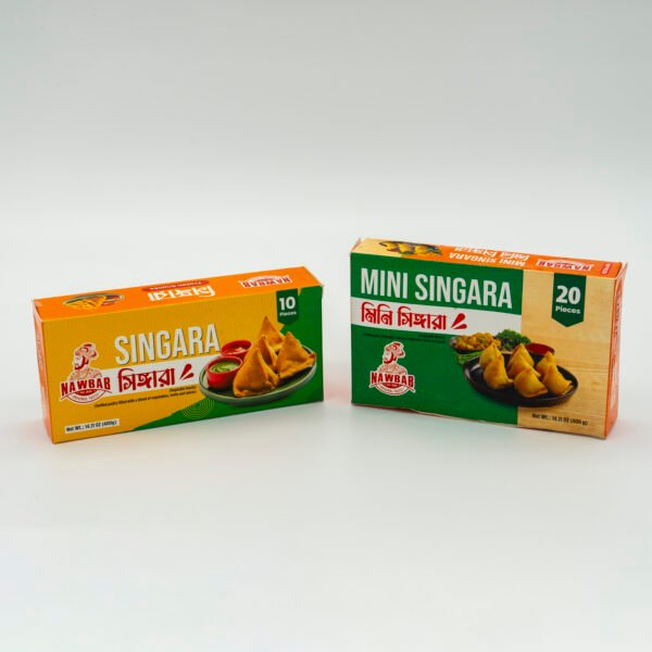 Nawab Mini Singara 400 gm ( 20 gm x 20 pcs X 20 Atc Box)